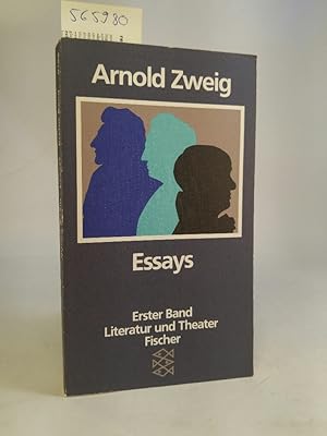 Seller image for Essays Erster Band: Literatur und Theater Literatur und Theater for sale by ANTIQUARIAT Franke BRUDDENBOOKS