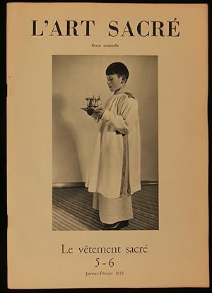 Seller image for L'ART SACRE : LE VTEMENT SACRE. for sale by Librairie Franck LAUNAI