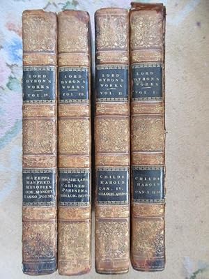 The Works of Lord Byron, in Four Volumes. Volumes I, II, III & IV