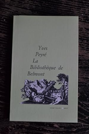 Seller image for La Bibliothque de Belmont for sale by Un livre en poche
