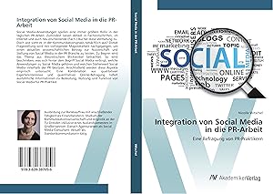 Immagine del venditore per Integration von Social Media in die PR-Arbeit venduto da moluna