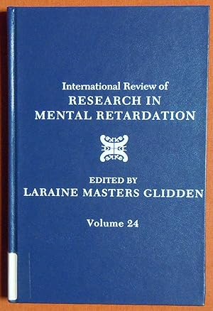 Bild des Verkufers fr International Review of Research in Mental Retardation (Volume 24) zum Verkauf von GuthrieBooks