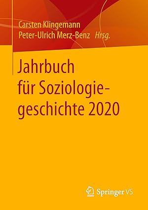 Bild des Verkufers fr Jahrbuch fr Soziologiegeschichte 2020 zum Verkauf von moluna