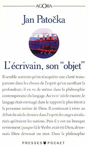 Seller image for L'crivain, son " objet" for sale by JLG_livres anciens et modernes