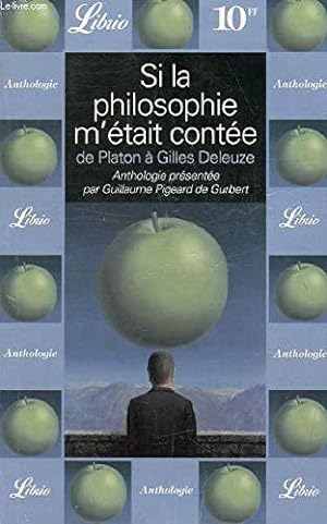 Seller image for Si la philosophie m'tait conte, de Platon  Gilles Deleuze for sale by JLG_livres anciens et modernes