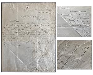 [ALS, CPR] 1903 Autograph Manuscript Letter Signed from a Frontier Farmer in Craigellachie, B.C.