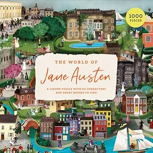 Seller image for World of Jane Austen : A Jigsaw Puzzle With 60 Characters and Great Houses to Find; 1000 Pieces for sale by GreatBookPrices