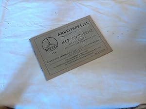 Arbeitspreise ohne Material Mercedes Benz LKW Typ L 2000/2500 Gültig ab Mai 1940