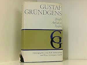 Bild des Verkufers fr Gustav Grndgens. Briefe, Aufstze, Reden. zum Verkauf von Book Broker