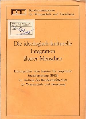 Image du vendeur pour Die ideologisch-kulturelle Integration lterer Menschen mis en vente par avelibro OHG