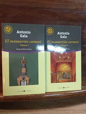 Imagen del vendedor de El manuscrito carmesí (dos tomos) a la venta por Libros Antuñano