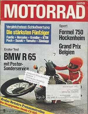 Motorrad - Die grosse Motorrad-Zeitschrift