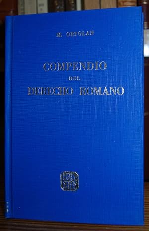 Seller image for COMPENDIO DEL DERECHO ROMANO for sale by Fbula Libros (Librera Jimnez-Bravo)