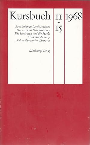 Kursbuch 11-15 1968 herausgegeben von Hans Magnus Enzensberger