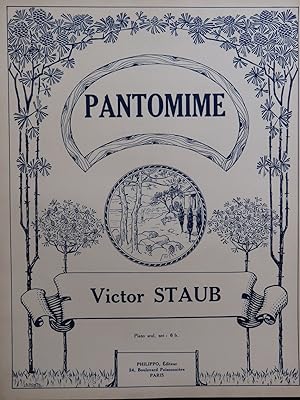 Seller image for STAUB Victor Pantomime Piano 1930 for sale by partitions-anciennes