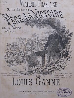 Image du vendeur pour GANNE Louis Marche Franaise sur Le Pre la Victoire Piano mis en vente par partitions-anciennes