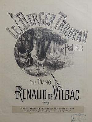 Seller image for DE VILBAC Renaud Le Berger Trumeau Piano for sale by partitions-anciennes