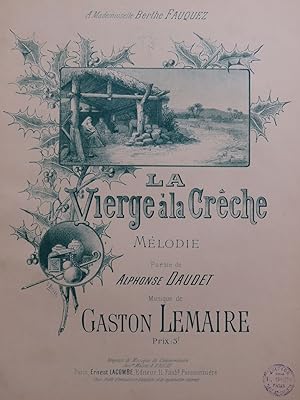 Imagen del vendedor de LEMAIRE Gaston La Vierge  la Crche Chant Piano a la venta por partitions-anciennes