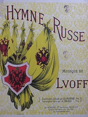 Seller image for LVOFF Hymne Russe Ch. Neustedt Piano ca1875 for sale by partitions-anciennes