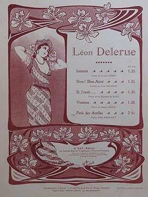 Imagen del vendedor de DELERUE Lon Perle des Antilles Chant Piano a la venta por partitions-anciennes