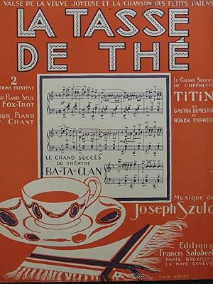 Seller image for SZULC Joseph La Tasse De Th Piano 1920 for sale by partitions-anciennes