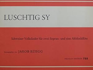 RÜEGG Jakob Luschtig Sy Chant Flûte 1964