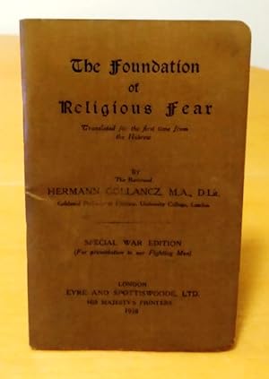 Imagen del vendedor de The Foundation of Religious Fear, Special War Edition (for presentation to our Fighting Men) a la venta por Structure, Verses, Agency  Books