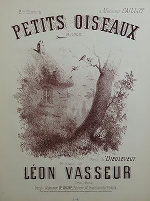 Seller image for VASSEUR Lon Petits oiseaux Chant Piano ca1890 for sale by partitions-anciennes