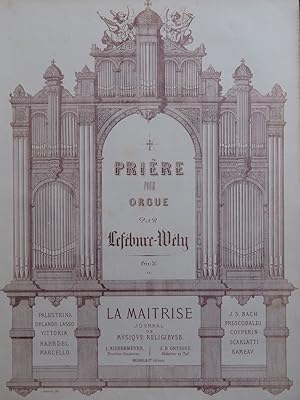 LEFÉBURE-WÉLY Prière Orgue ca1860