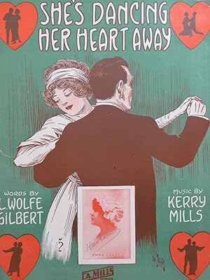 Seller image for MILLS Kerry She's Dancing Her Heart Away Chant Piano 1914 for sale by partitions-anciennes