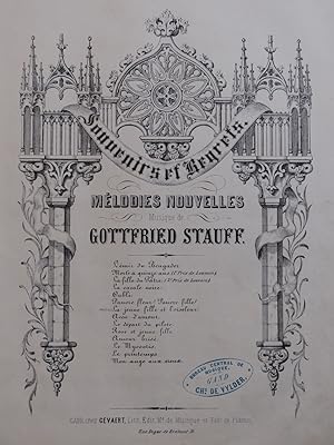 Seller image for STAUFF Gottfried La Jeune Fille et l'Oiseleur Chant Piano XIXe for sale by partitions-anciennes