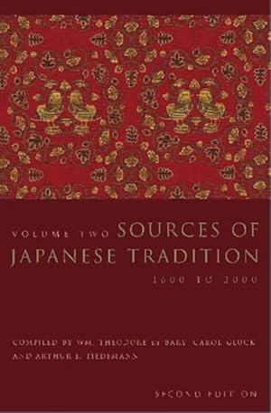 Imagen del vendedor de Sources of Japanese Tradition : From Earliest Times to 1600 a la venta por GreatBookPrices