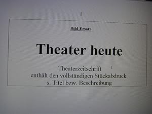 Bild des Verkufers fr Rckkehr in die Wste (in: Theater Heute Heft 10 Oktober 1988) zum Verkauf von Versandantiquariat Rainer Kocherscheidt