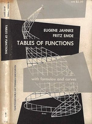 Immagine del venditore per Tables of functions With formulae and curves venduto da Biblioteca di Babele