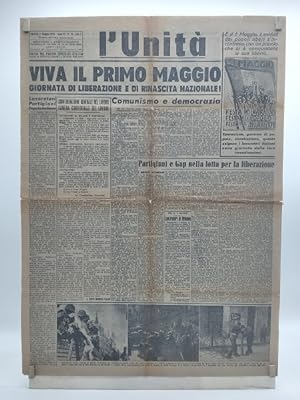 L'Unita'. Organo del Partito comunista italiano. N. 15. Milano 1 maggio 1945