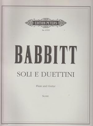 Seller image for Soli e Duettini for Flute and Guitar for sale by Hancock & Monks Music