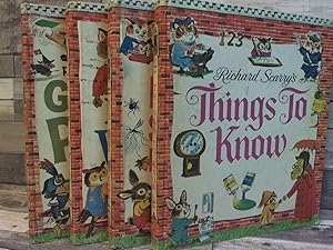 Seller image for Richard Scarry's Look & Learn Library: Four Volumes in Slipcase. Fun With Words; Going Places; Things to Know; Best Stories Ever for sale by Archives Books inc.