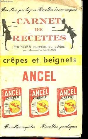 Image du vendeur pour Carnets de recettes rapides sucres ou sales mis en vente par Le-Livre