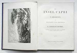 Die Insel Capri. Mit Bildern und Skizzen von K. Lindemann-Frommel. Holzschnitte aus den xylograph...