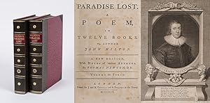 Image du vendeur pour Paradise Lost - A Poem in Twelve Books. A New Edition, with Notes of various Authors, by Thomas Newton [Complete with two Portraits and 12 plates]. mis en vente par Inanna Rare Books Ltd.