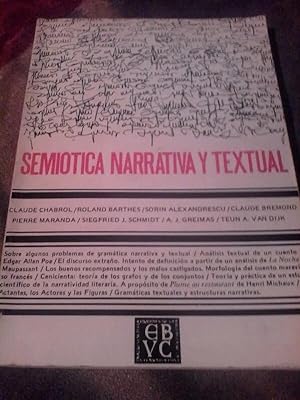 Seller image for Semitica Narrativa Y Textual for sale by Guido Soroka Bookseller
