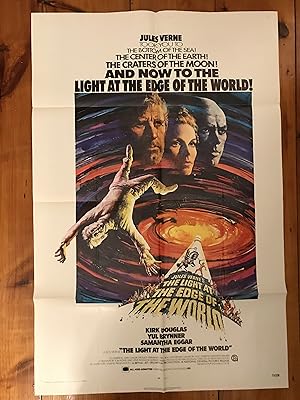 Immagine del venditore per The Light at the Edge of the World One Sheet 1971 Kirk Douglas, Yul Brynner venduto da AcornBooksNH