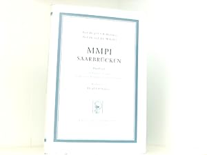 MMPI Saarbrücken Handbuch zur deutschen Ausgabe des Minnesota Multiphasic Personality Inventory