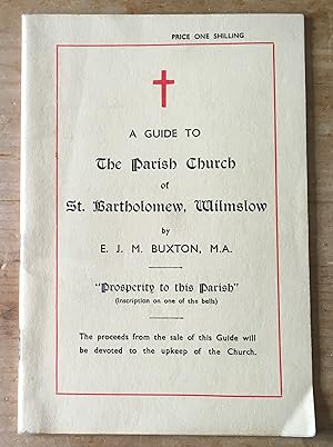 Immagine del venditore per A guide to the parish church of St Bartholomew, Wilmslow venduto da Michael Napier