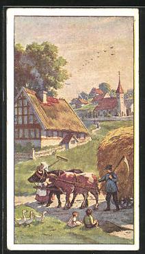 Bild des Verkufers fr Sammelbild Aktiengesellschaft f. autom. Verkauf Berlin, Wohnsttten der Kulturmenschen, Serie 138, Bild 3, Dorf zum Verkauf von Bartko-Reher