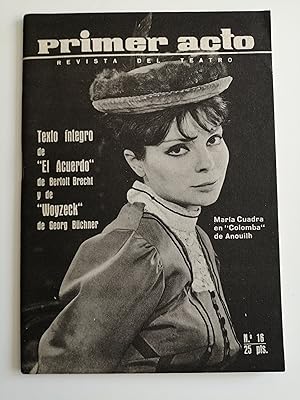 Primer acto : revista del teatro. Nº 16 septiembre-octubre 1960 : texto íntegro de "El acuerdo" d...