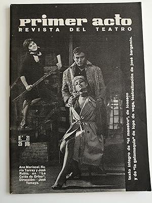 Primer acto : revista del teatro. Nº 21, marzo 1961 : texto íntegro de "El maestro", de Ionesco y...