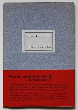 Der Friede. Ein Wort an die Jugend Europas und an die Jugend der Welt