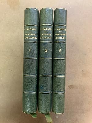 Chansons Populaires. Chansons de Salon. Chansons légères. Eaux-fortes par Edmond Morin