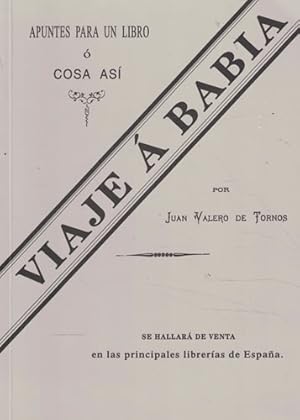 Imagen del vendedor de Viaje a Babia a la venta por Librera Cajn Desastre